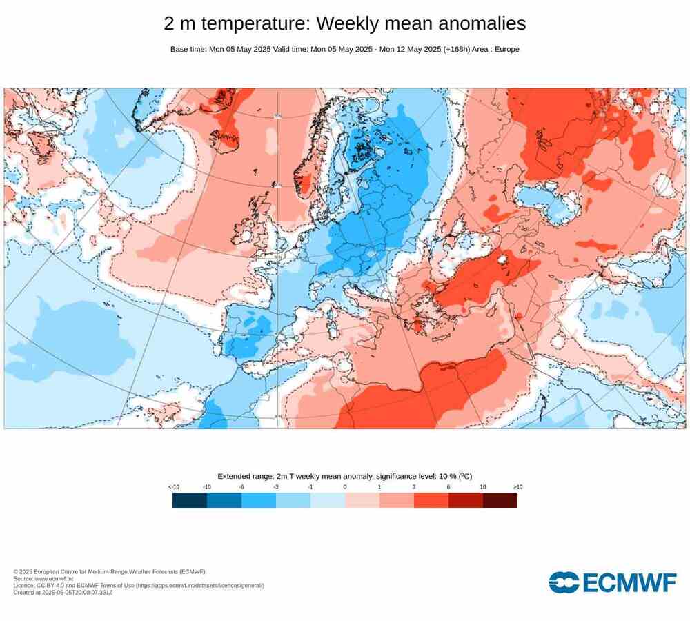 Nowa pogoda na cały maj 2025, wróci mróz na dłużej, silne ochłodzenie szybko nie ustąpi w Polsce