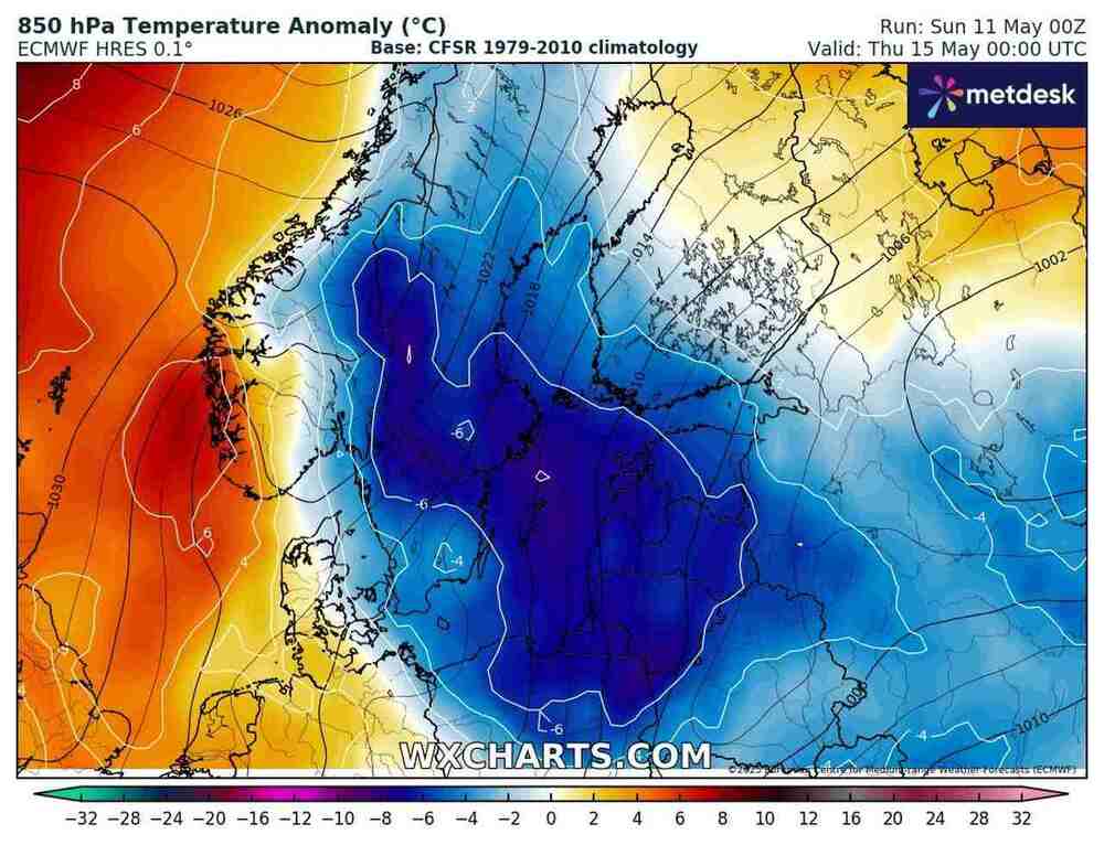 Pogoda na 16 dni, do kiedy mróz, czy będzie cieplej, temperatury w Polsce w maju 2025