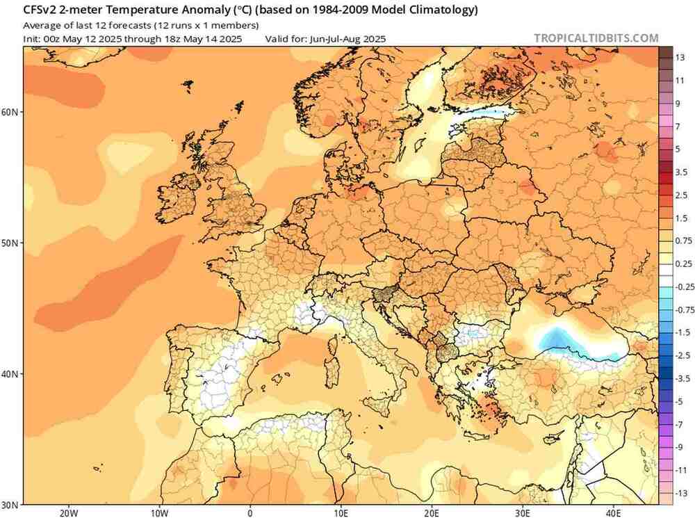Nowa pogoda na lato 2025, anomalia temperatury w Polsce i Europie, czy będzie długa fala upałów
