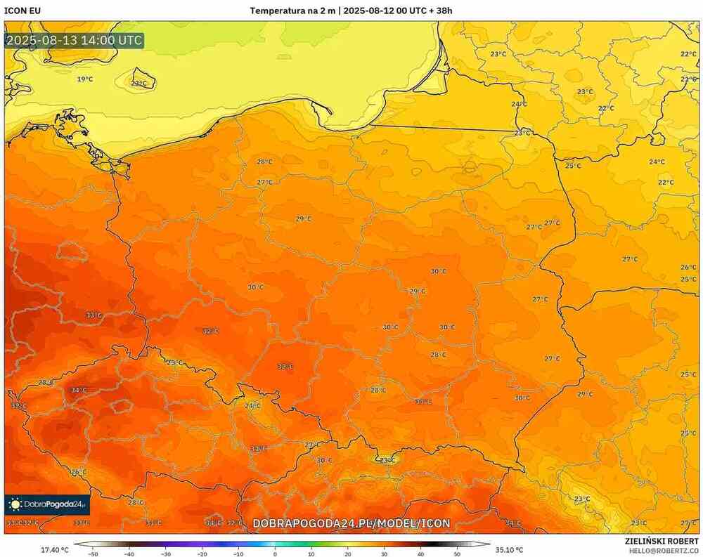 Męczący upał potrwa kilka dni w środkowej Europie w sierpniu 2025. Fala upałów w tych regionach będzie największa. Oto najnowsze temperatury