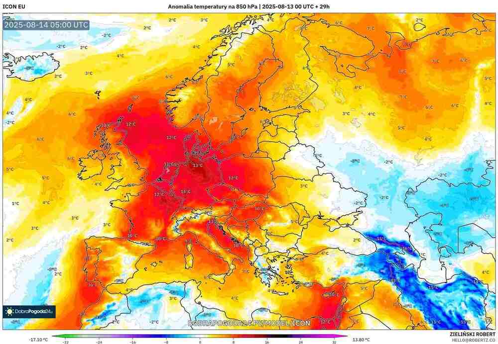 Upał to nie wszystko. Nadciągną tropikalne noce do środkowej Europy w sierpniu 2025. Sen będzie zakłócony