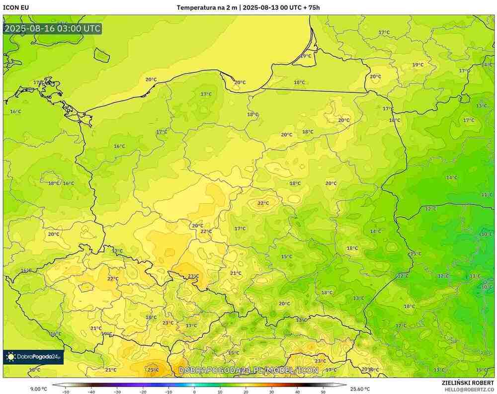 Nie tylko upał, będą noce tropikalne w środkowej Europie w sierpniu 2025. Gdzie noce będą najcieplejsze