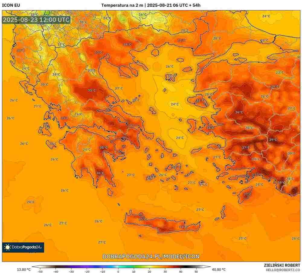 Nadciągnie silny i trwały upał na południe Europy w sierpniu 2025, temperatura sięgnie 39 st. C. Będzie piekielna fala upałów