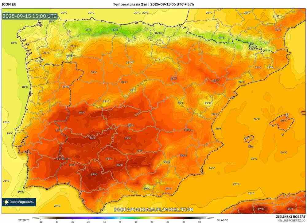 Będzie jeszcze silny i długi upał na południu Europy. Temperatura sięgnie 38 st. C. Piekielna fala upałów przedłuży lato we wrześniu 2025