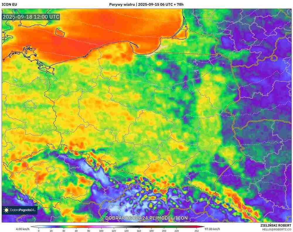 Będą silne wichury w Europie. Wiatr sięgnie 100 km/h. Cyklon we wrześniu 2025 przejdzie na północy