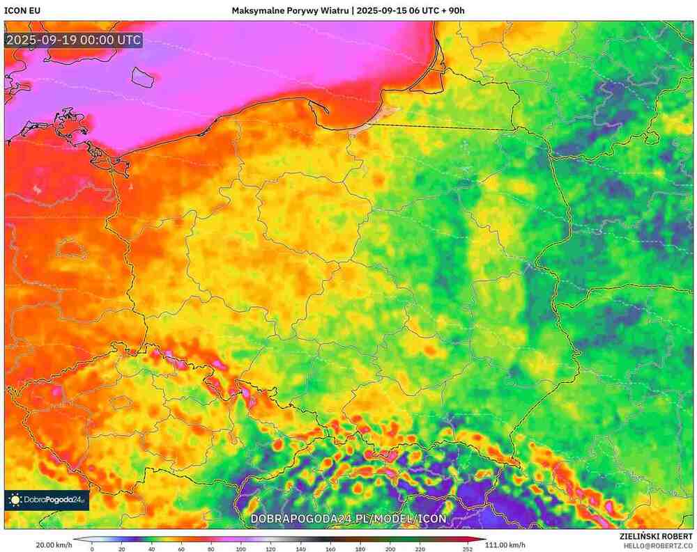 Będą silne wichury w Europie we wrześniu 2025. Wiatr sięgnie 100 km/h, gdzie będzie cyklon