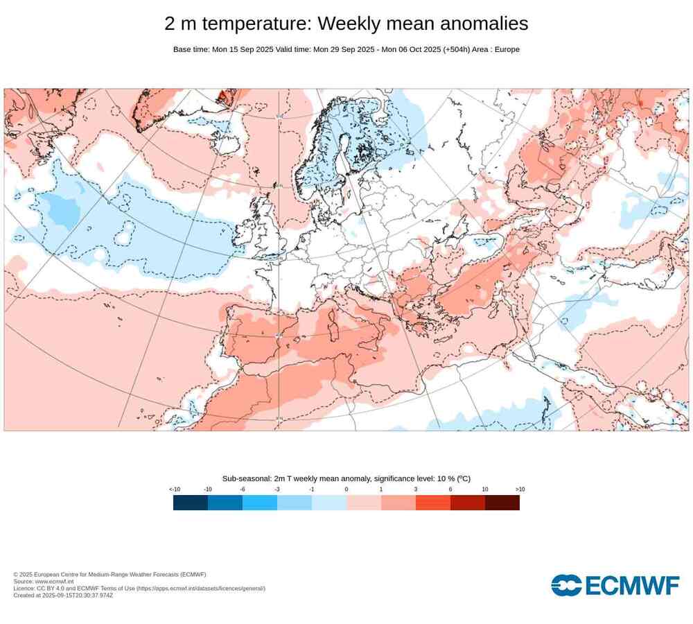Nowa pogoda do końca września, kiedy fala gorąca i pierwszy mróz, anomalia temperatury do 30 września 2025