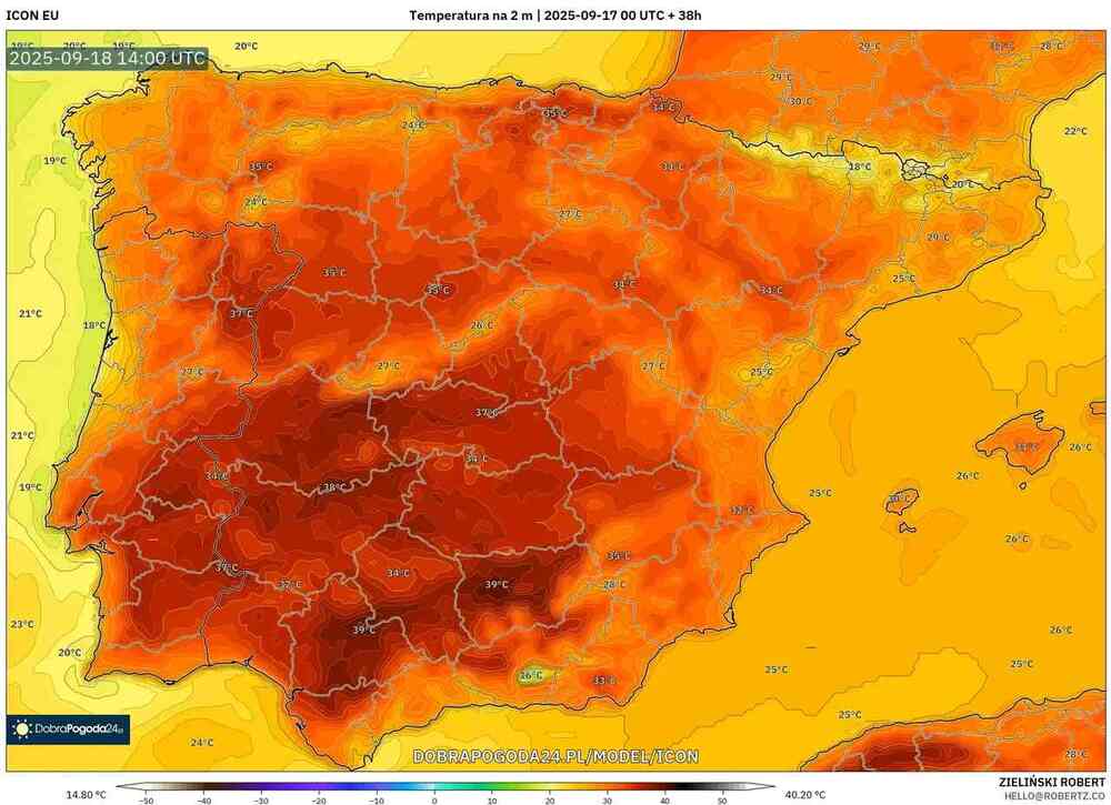 Będzie późny upał na południu Europy. Temperatura sięgnie 39 st. C. Piekielna fala upałów wydłuży lato we wrześniu 2025