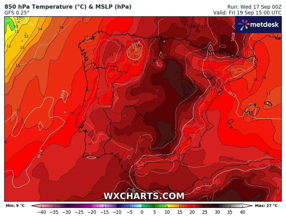 Będzie późny upał na południu Europy. Temperatura sięgnie 39 st. C. we wrześniu 2025. Piekielna fala upałów wydłuży lato