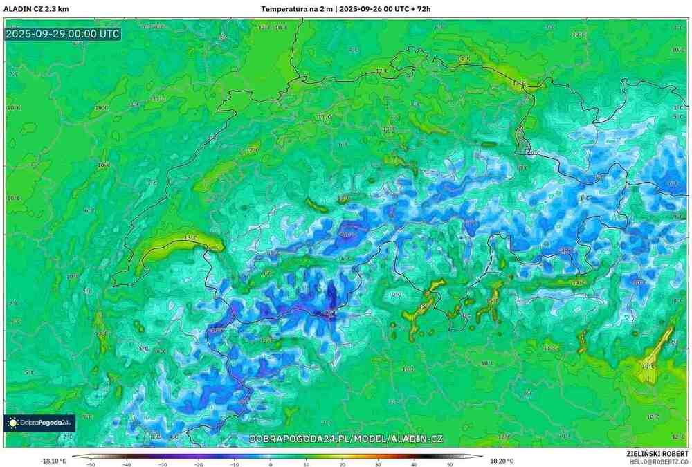 Mróz będzie silny i długi na południu Europy we wrześniu 2025. Temperatura spadnie do -18 st. C. Nadciągnie wczesna fala ochłodzenia