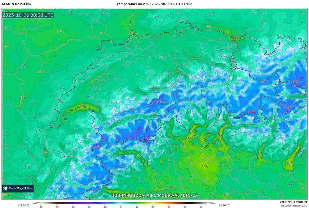 Nadciągnie silny mróz na południe Europy w październiku 2025. Temperatura spadnie do -18 st. C. Będzie duża fala ochłodzenia