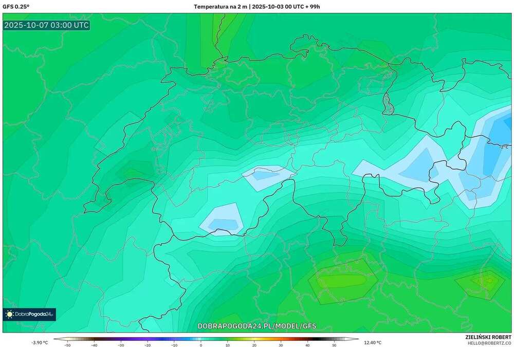 Nadciągnie silny mróz na południe Europy. Temperatura spadnie do -18 st. C. w październiku 2025. Będzie duża fala ochłodzenia