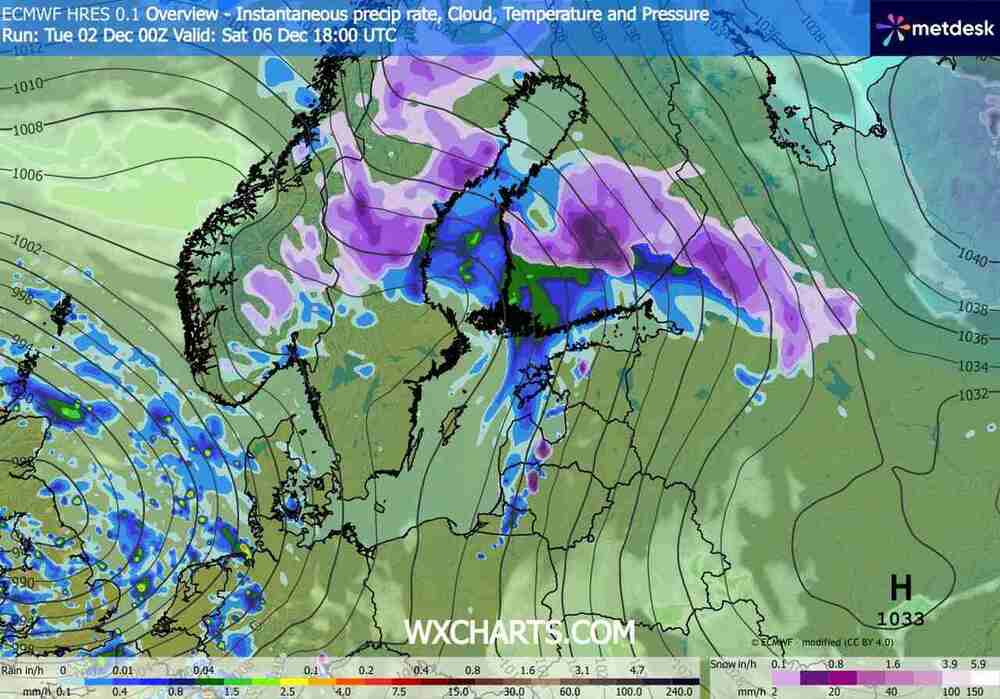 Śnieżyce szybko zasypią drogi na północy Europy w grudniu 2025. Spadnie 30 cm śniegu i będzie nawrót zimy z zawiejami i zamieciami