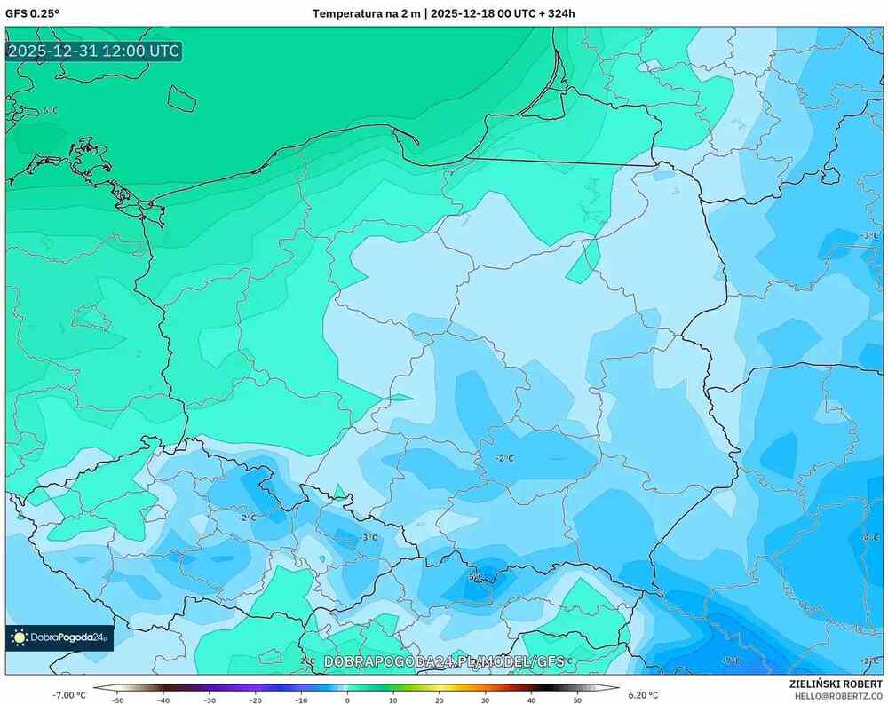 Jest pogoda na Sylwestra 2025, fala mrozu i śnieg, czy ciepło, temperatury są jasne