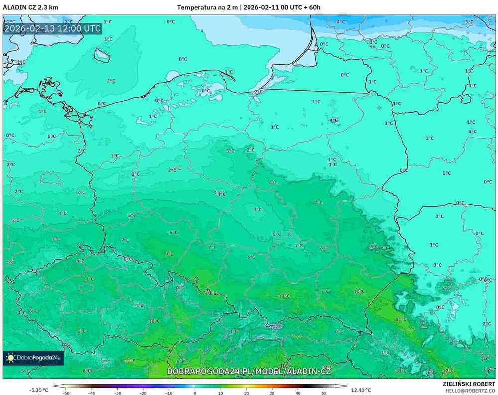 Ocieplenie nasili odwilż w środkowej Europie w lutym 2026. Temperatura sięgnie 14 st. C. i będzie pierwszy podmuch wiosny