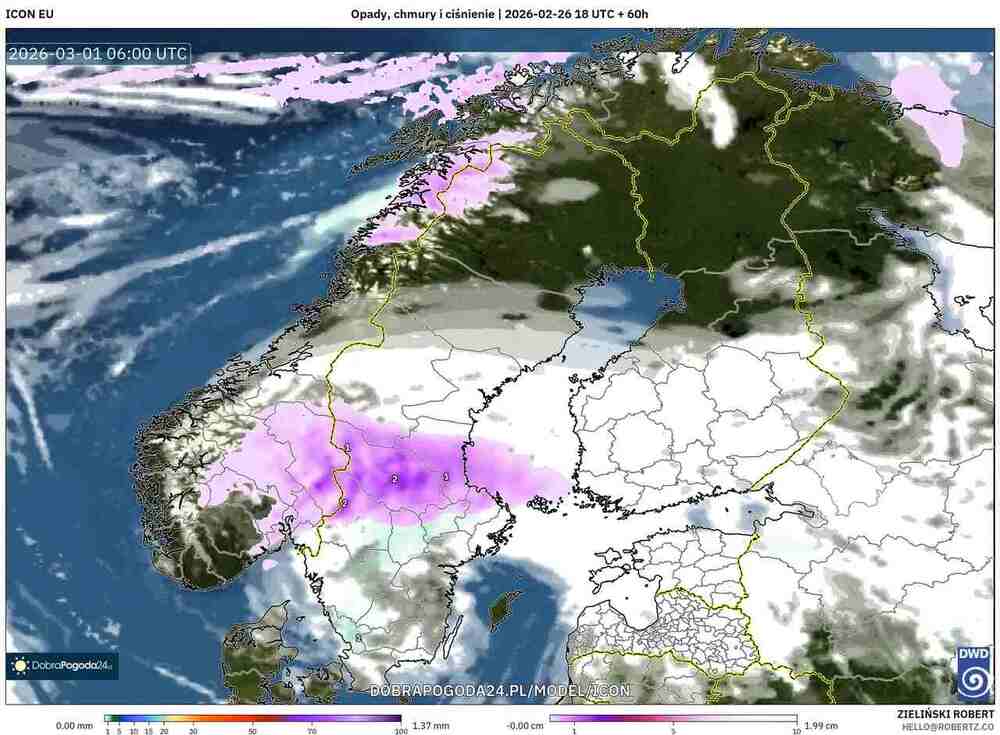 Nadciągną śnieżyce na północ Europy. Spadnie 35 cm śniegu. Powrót zimy zasypie drogi w marcu 2026