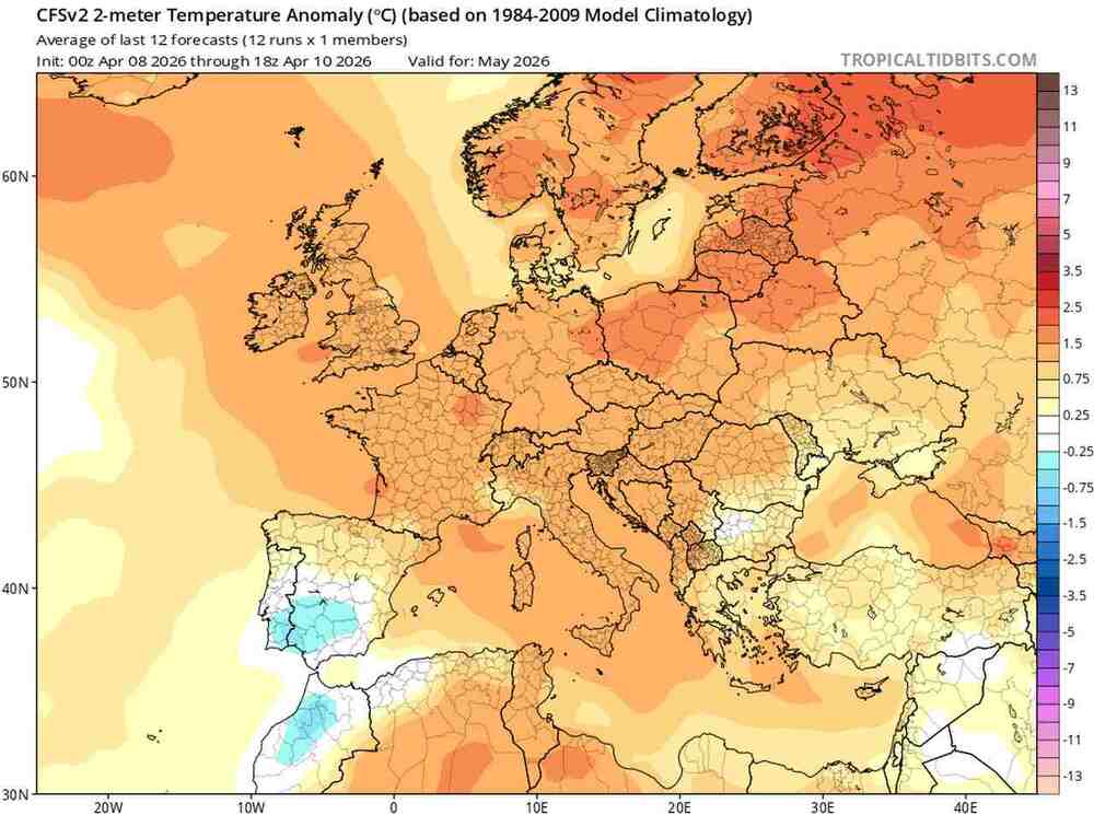 Jest pogoda na maj 2026. Ulewy i fale zimna, czy wczesny upał. Prognozy są jednoznaczne
