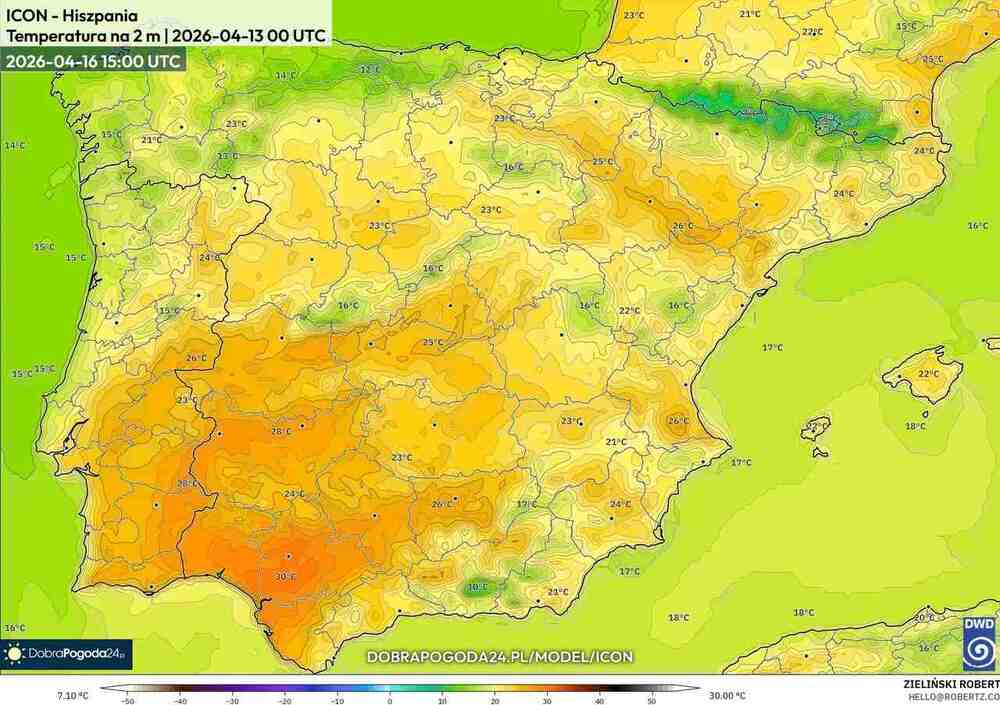 Nadciągnie długi upał na południe Europy. Temperatura sięgnie 32 st. C. Fala upałów będzie silna w kwietniu 2026