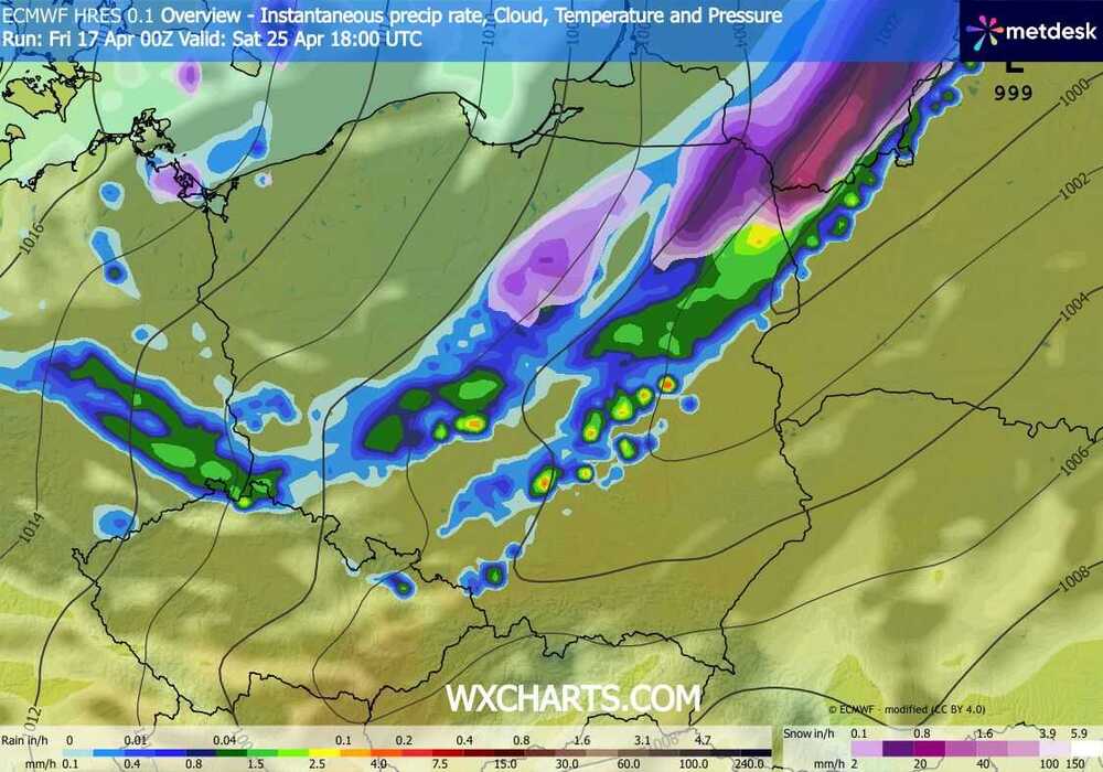 Wrócą nagle śnieżyce do środkowej Europy w kwietniu 2026. Będzie nawrót zimy. Spadnie śnieg w tych dniach