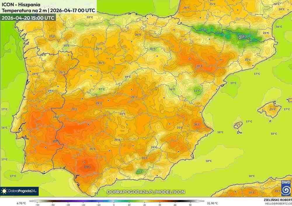 Będzie silny upał na południu Europy. Temperatura sięgnie 35 st. C. Fala upałów potrwa dłużej w kwietniu 2026