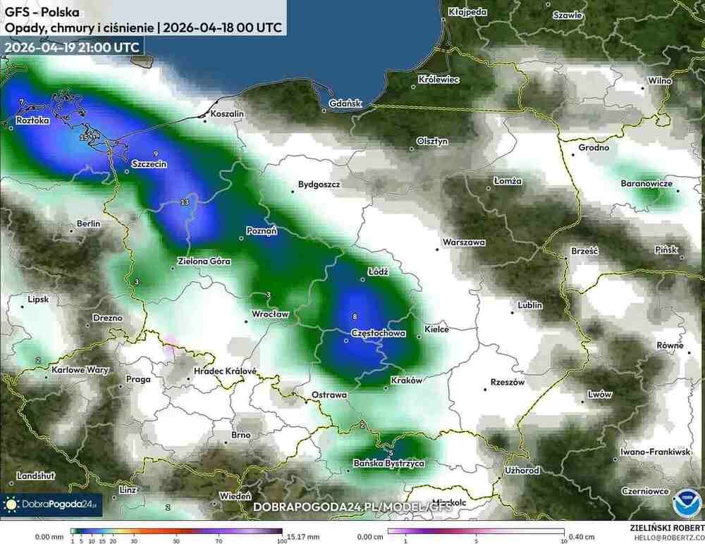 Nadciągną ulewy do środkowej Europy. Spadnie 70 litrów wody na m2 ziemi. Oberwania chmury spowodują zalania w kwietniu 2026