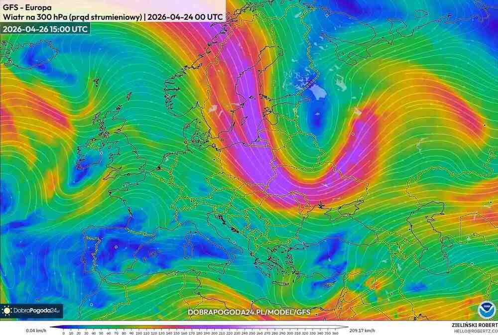 Wichury odłączą prąd w środkowej Europie w kwietniu 2026. Wiatr sięgnie 130 km/h i cyklon zejdzie z północy do wielu regionów