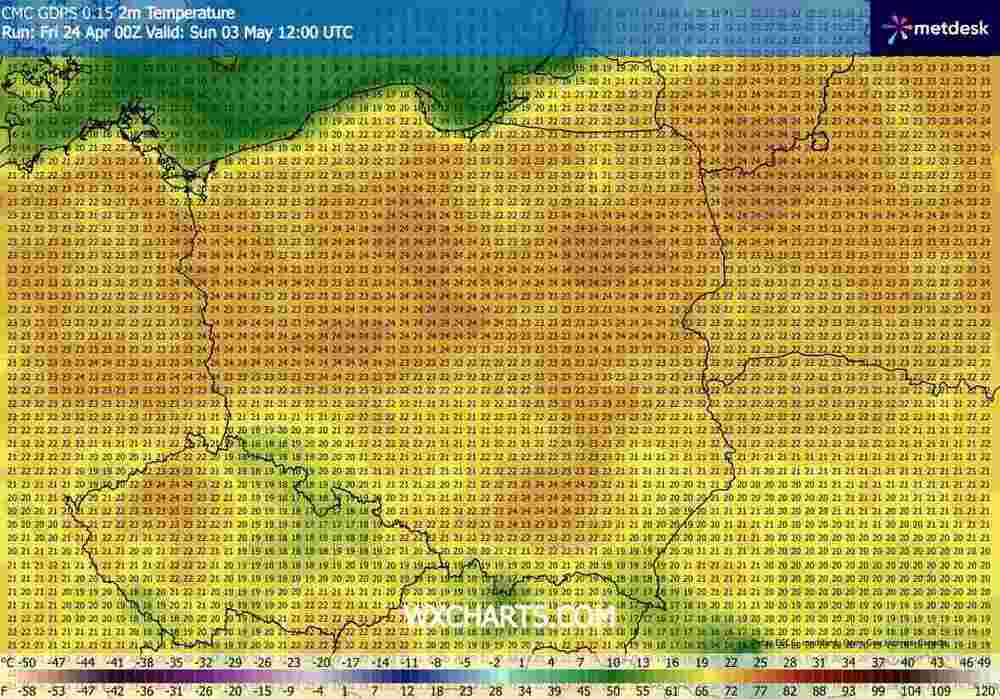 Nadciągnie fala ciepła do środkowej Europy. Temperatura sięgnie 25 st. C. Ocieplenie będzie silne w maju 2026