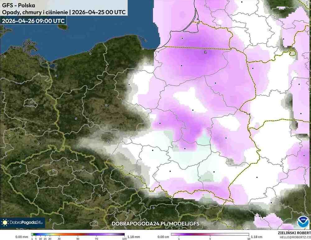 Śnieżyce nadciągną do środkowej Europy z północy w kwietniu 2026. Przejdą burze śnieżne. Spadnie śnieg w tych regionach