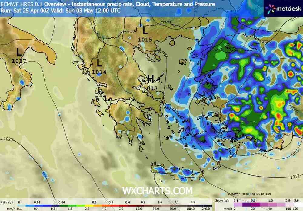 Silne ulewy zaleją domy na południu Europy w maju 2026. Spadnie 110 litrów wody na m2 ziemi i będą powodzie błyskawiczne