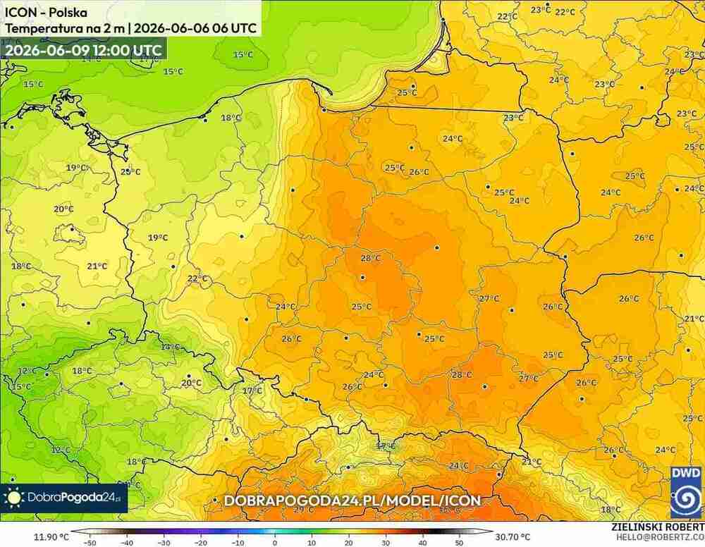 Nadejdzie silne ochłodzenie do środkowej Europy. Temperatura spadnie o 12 st. C. Jest termin fali zimna w czerwcu 2026