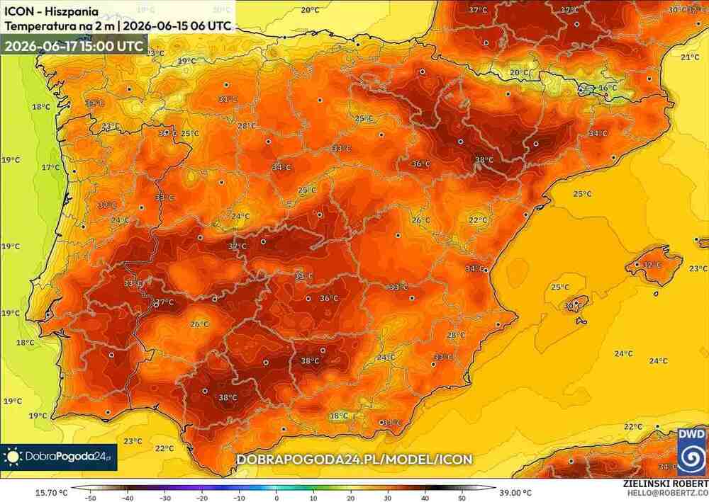 Upał będzie ogromny na południu Europy. Temperatura sięgnie 43 st. C. Piekielna fala upałów potrwa długo w czerwcu 2026