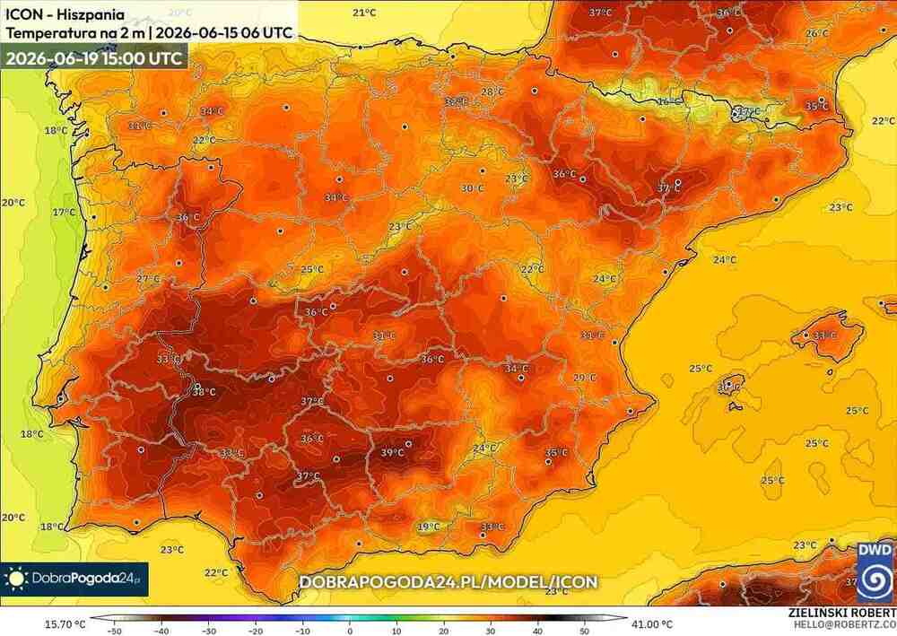 Upał będzie ogromny na południu Europy w czerwcu 2026. Temperatura sięgnie 43 st. C. Piekielna fala upałów potrwa długo