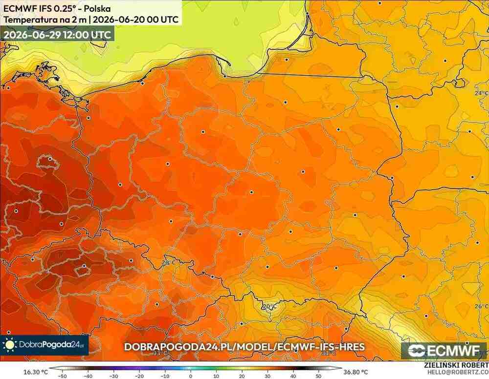 Upał w Polsce będzie długi do lipca 2026. Temperatura sięgnie 37 st. C. Fala upałów będzie się przeciągać