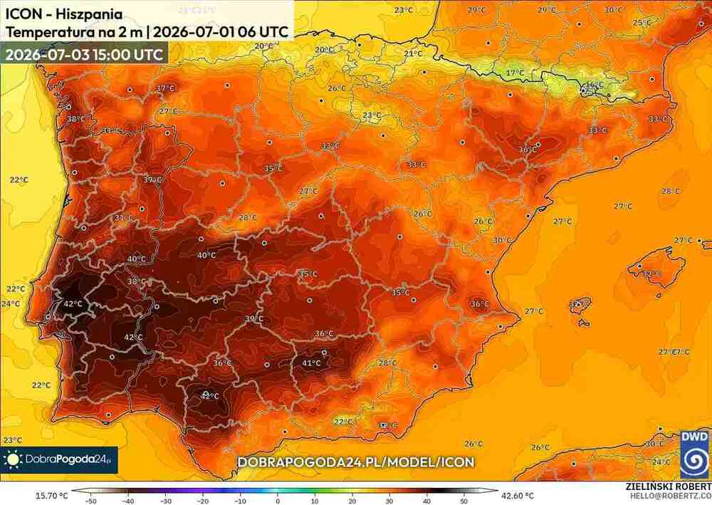 Wróci ogromny upał na południe Europy. Temperatura sięgnie 45 st. C. Będzie długa fala upałów w kopule ciepła w lipcu 2026