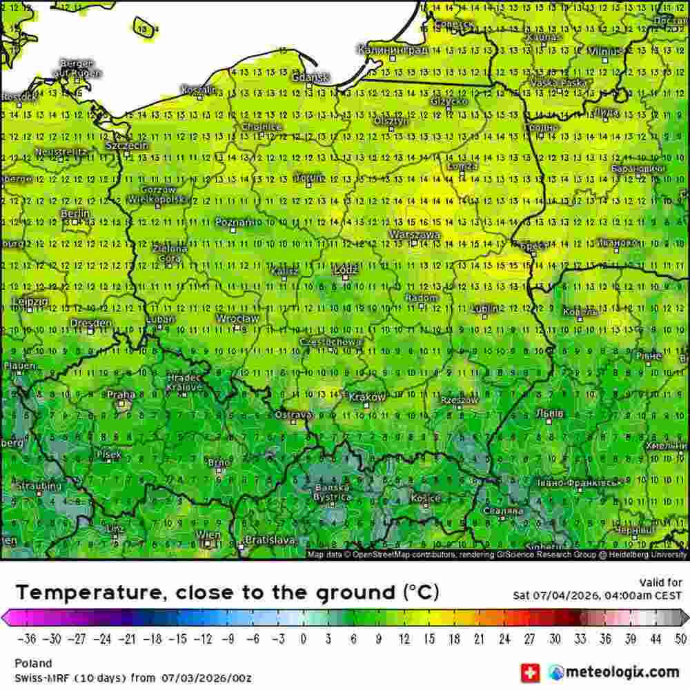 Będzie silne ochłodzenie w środkowej Europie. Temperatura spadnie do 4 st. C. Fala chłodu nadciągnie z północy w lipcu 2026