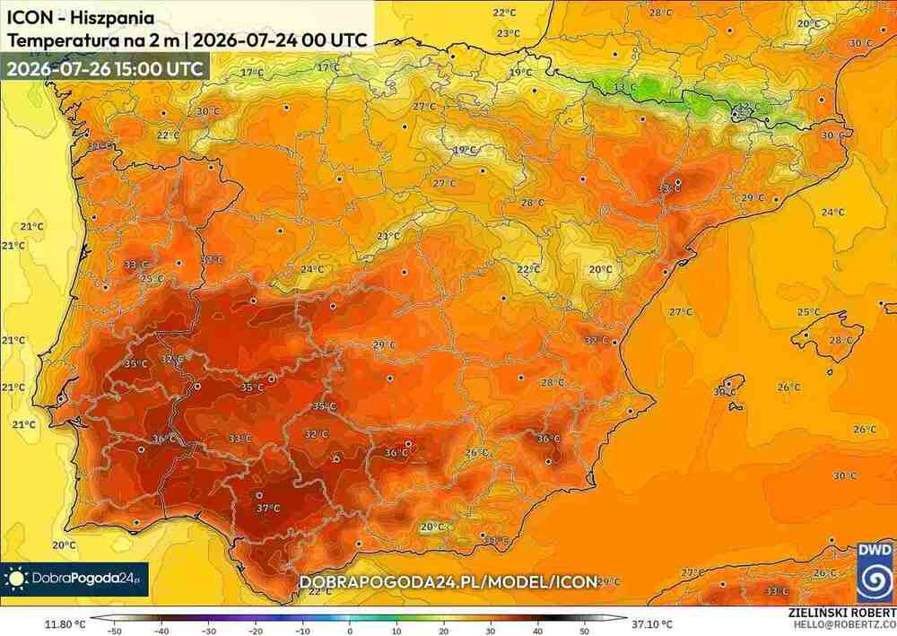 Będzie silny i długi upał na południu Europy. Temperatura sięgnie 46 st. C. Piekielna fala upałów rozszerzy zasięg w lipcu 2026