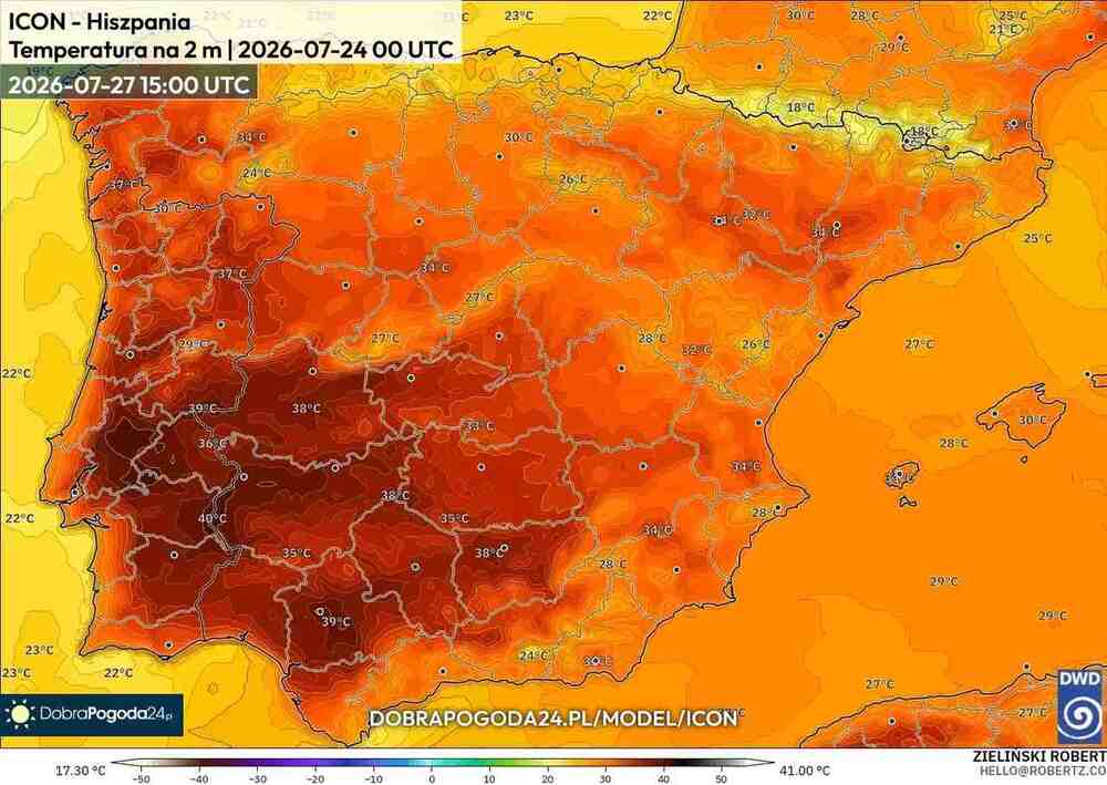 Będzie silny i długi upał na południu Europy w lipcu 2026. Temperatura sięgnie 46 st. C. Piekielna fala upałów rozszerzy zasięg