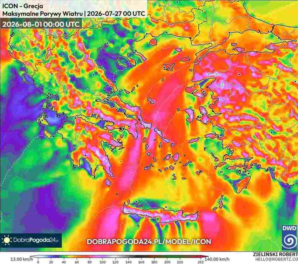 Wichury odetną prąd na południu Europy w lipcu 2026. Wiatr sięgnie 140 km/h i połamie drzewa. Uderzy silny cyklon