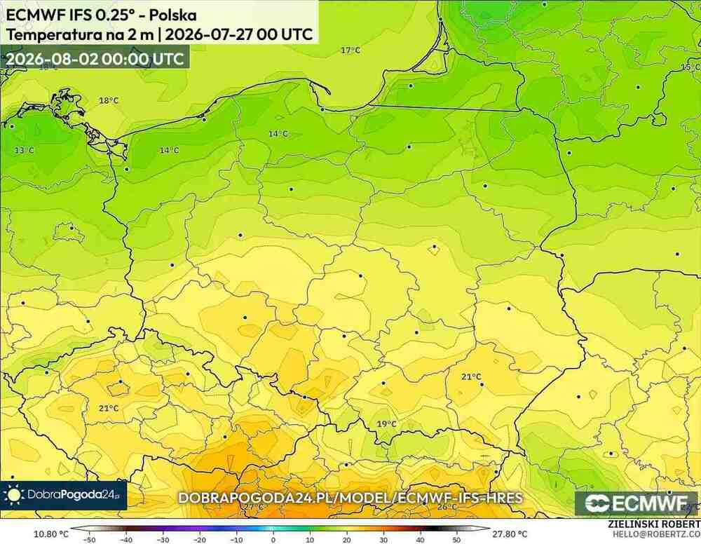Upał przyniesie noce tropikalne w środkowej Europie w sierpniu 2026. Będą wysokie temperatury i jest dokładny termin letniego żaru