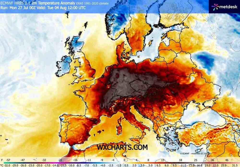 Upał przyniesie noce tropikalne w środkowej Europie w sierpniu 2026. Będą wysokie temperatury i jest termin letniego żaru