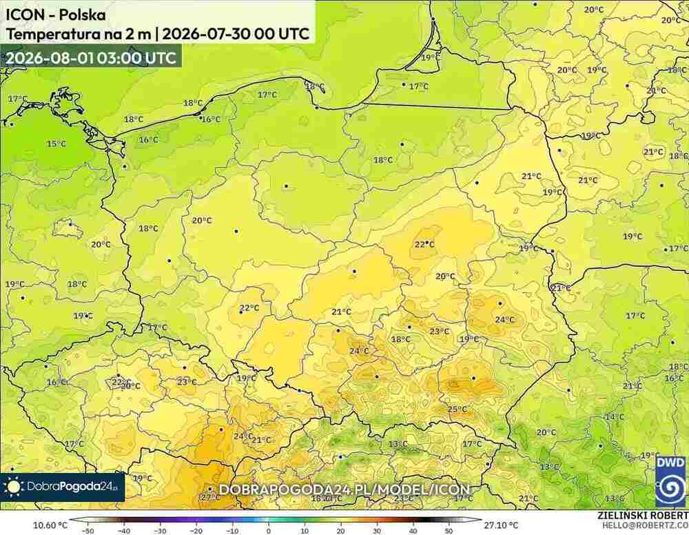 Upał ściągnie noce tropikalne do środkowej Europy. Temperatury będą nieznośne. Letni żar utrzyma się długo w sierpniu 2026