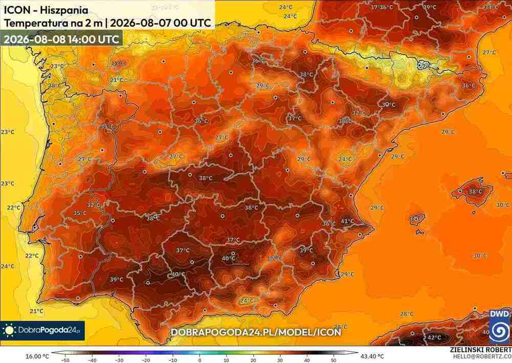Wróci piekielny upał na południe Europy. Temperatura sięgnie 42 st. C. Fala upałów będzie długa w sierpniu 2026