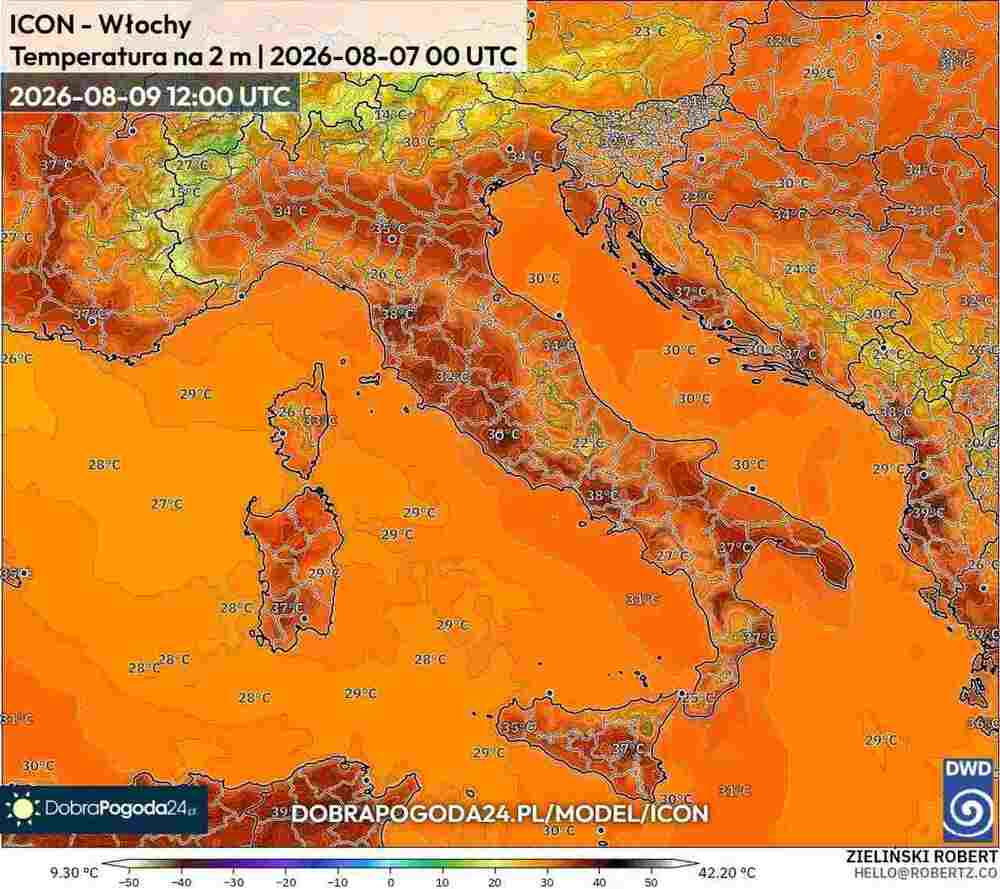 Wróci piekielny upał na południe Europy w sierpniu 2026. Temperatura sięgnie 42 st. C. Fala upałów będzie długa