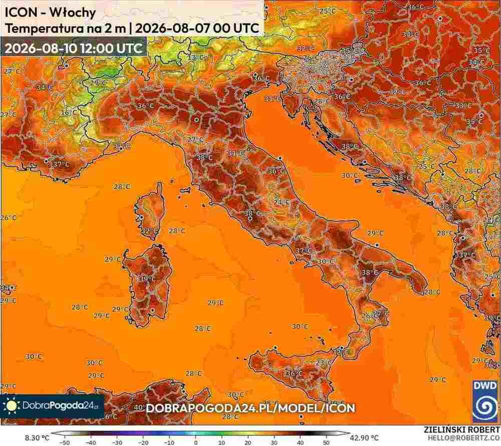Wróci piekielny upał na południe Europy w sierpniu 2026. Temperatura sięgnie 42 st. C. i fala upałów będzie długa
