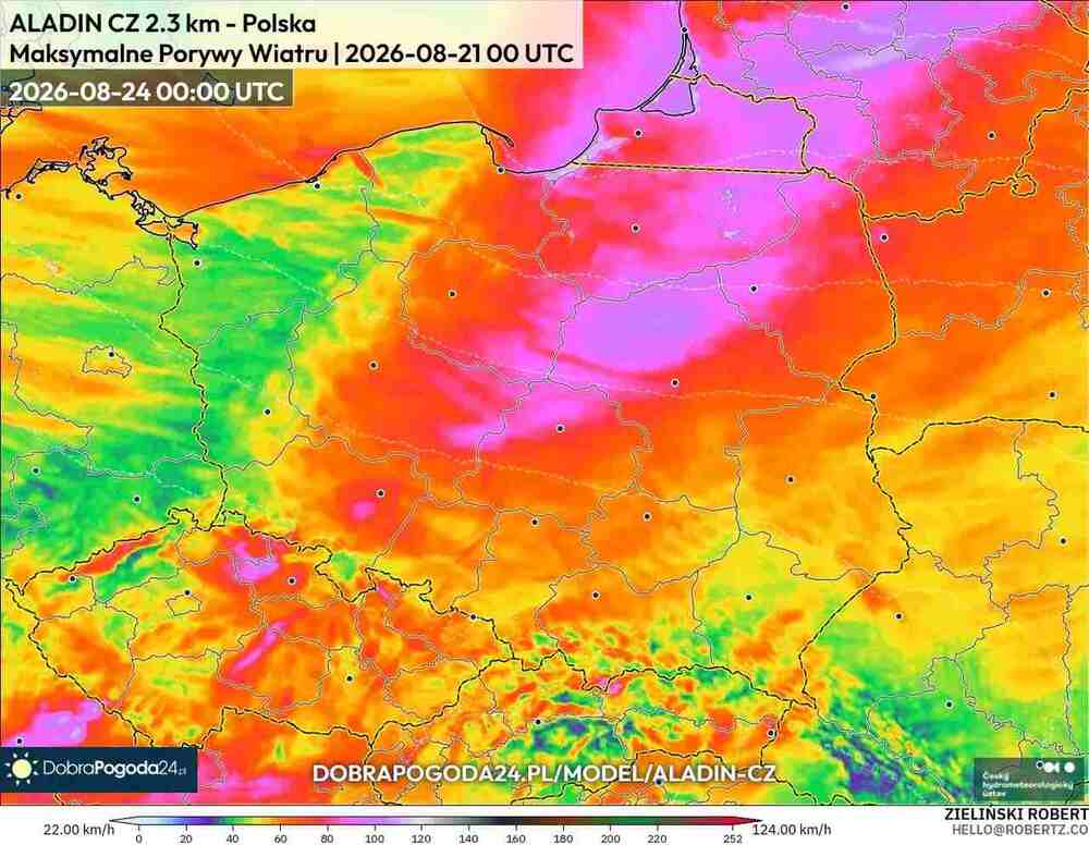 Wichury połamią drzewa w środkowej Europie w sierpniu 2026. Wiatr sięgnie 110 km/h i uderzy w tych regionach najsilniej