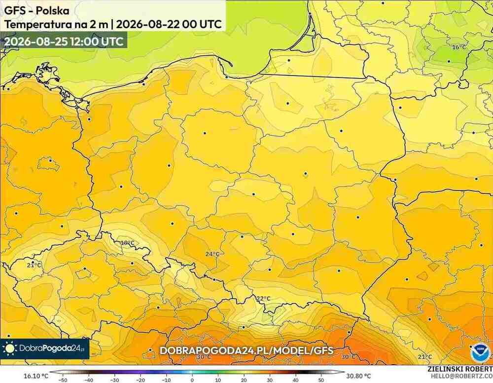 Zacznie się 25 sierpnia w środkowej Europie. Nadciągnie kopuła ciepła z południa. Będzie przewrót w pogodzie w sierpniu 2026