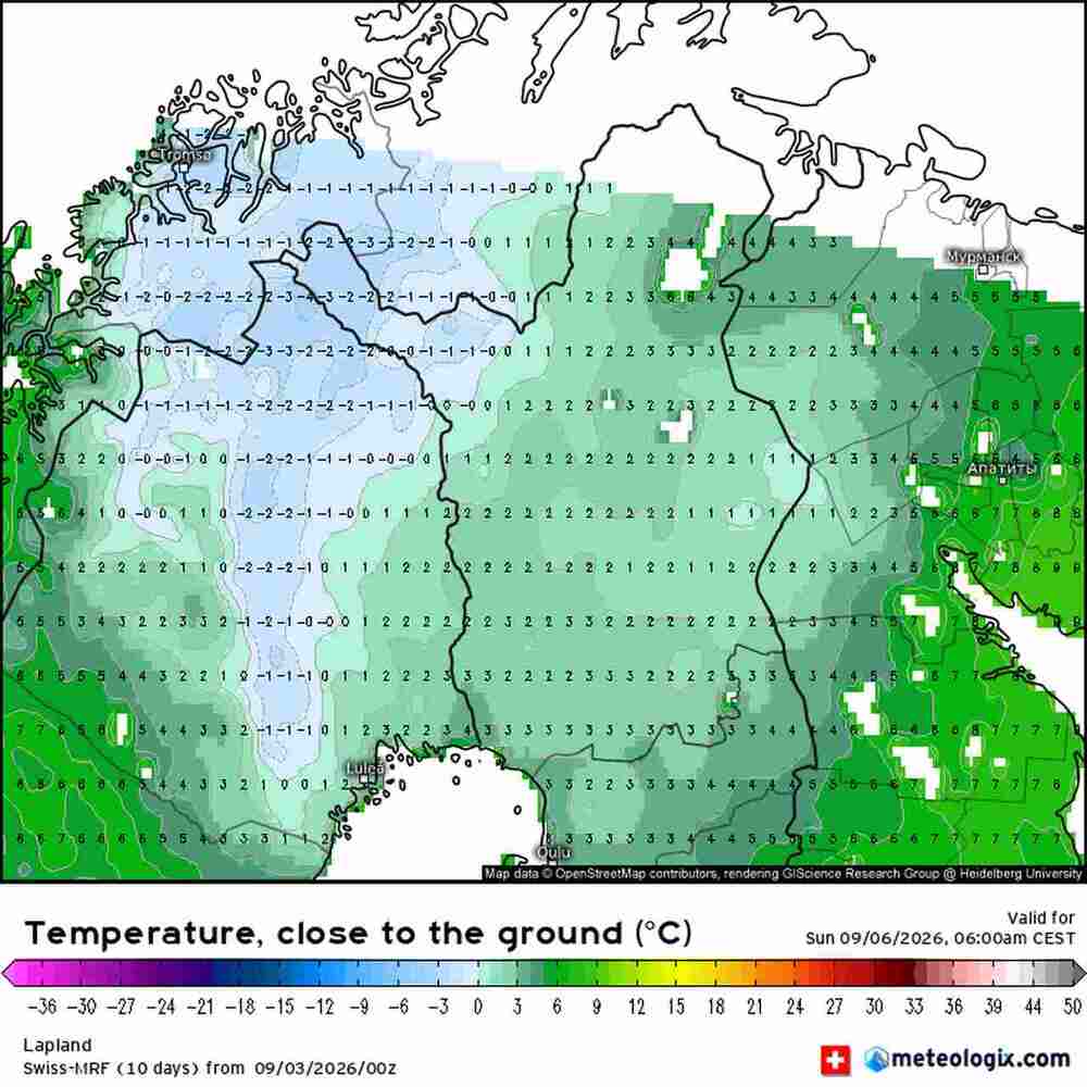 Nadejdzie wczesny mróz na północ Europy we wrześniu 2026. Temperatura spadnie do -5 st. C. Będzie fala zimna w tych regionach