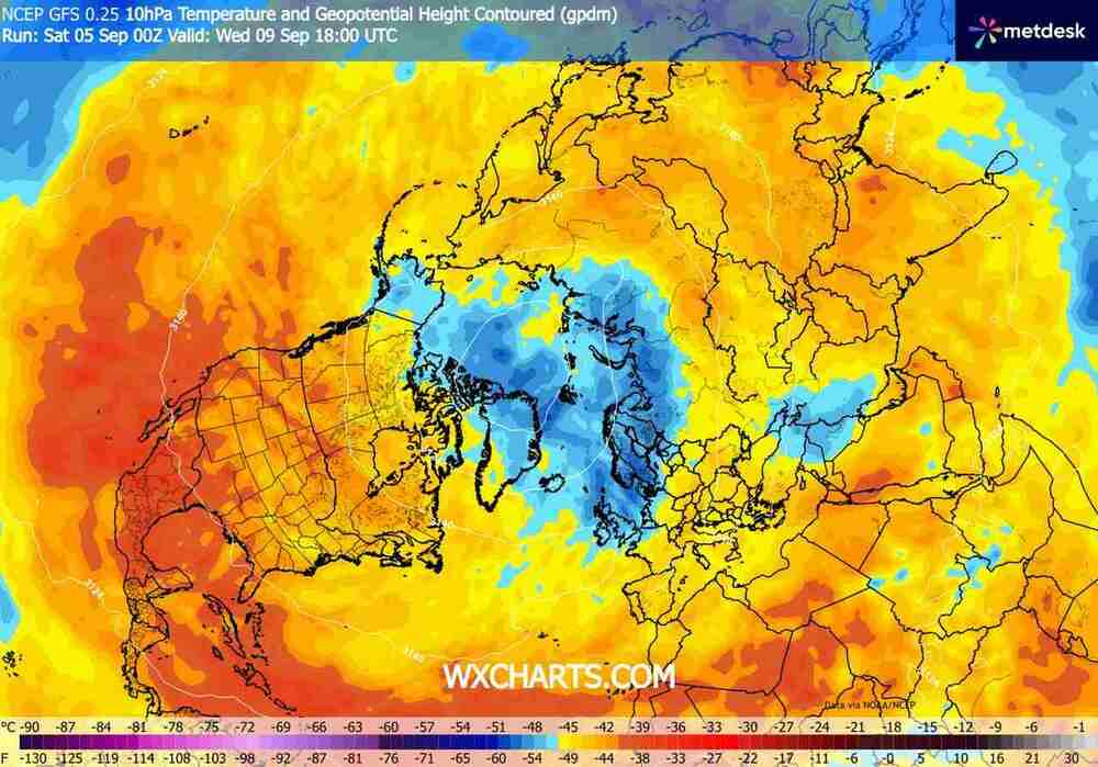 Powstaje wir polarny we wrześniu 2026. Będzie częsty śnieg i mróz w zimie, prognozy są wyraźne