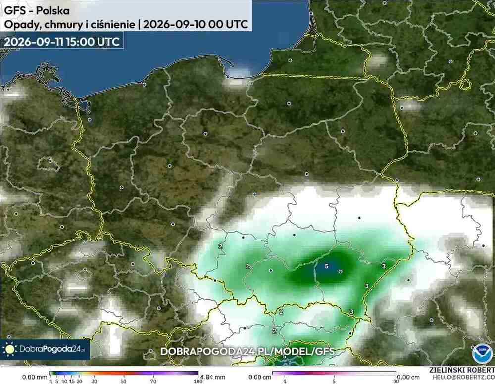 Oberwanie chmury podtopi drogi w środkowej Europie we wrześniu 2026. Spadnie 40 litrów wody na m2 ziemi. Będą ulewy w tych regionach