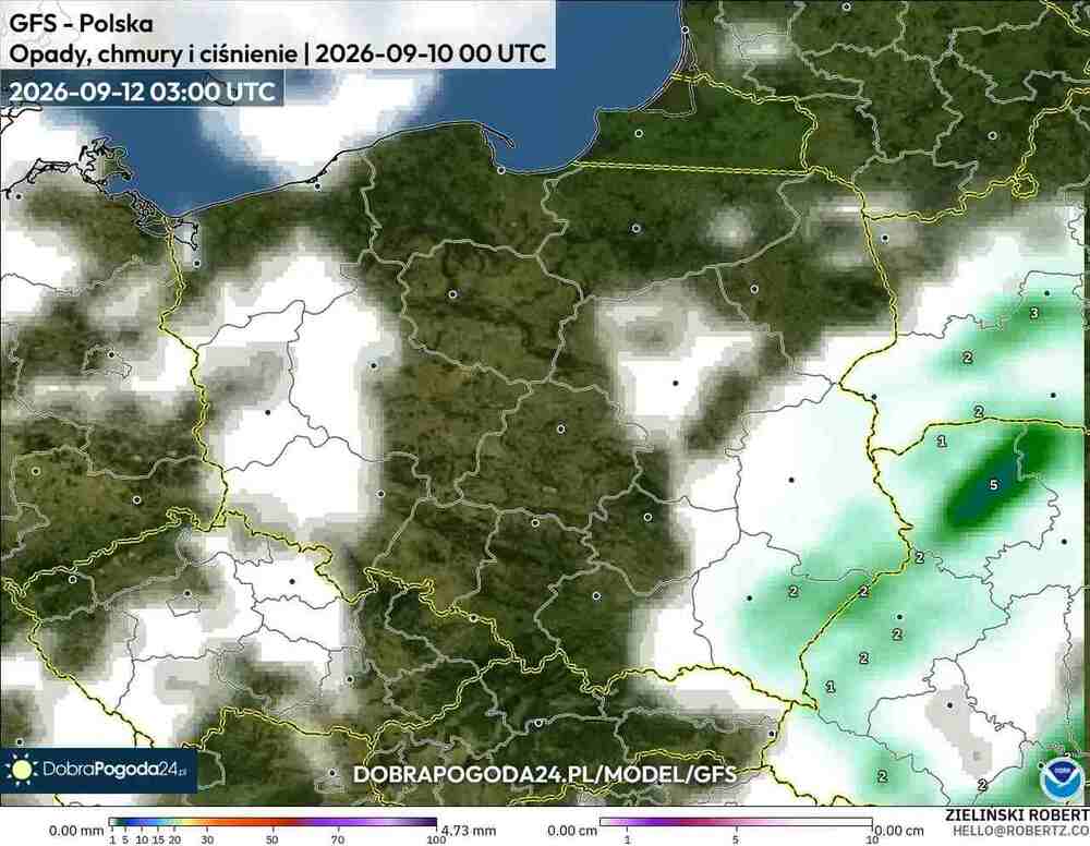 Oberwanie chmury podtopi drogi w środkowej Europie we wrześniu 2026. Spadnie 40 litrów wody na m2 ziemi i będą ulewy w tych regionach